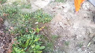 Once Again the Brother-in-law Fucked the New Sister-in-law in the Mustard Field.outdoor Sex