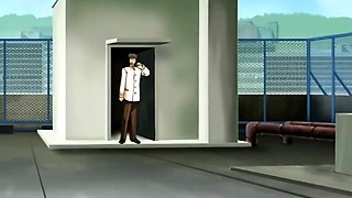 Hot blonde anime teen getting rammed