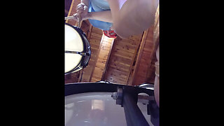 Practice Pedal Pumping Drums Set