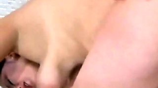 Amateur video: Guy fucks aunt in the bathroom
