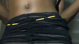 Hot Sexy Dance Ebony Teen Teasing with Oily Wet Pussy Shows in Mini Skirt