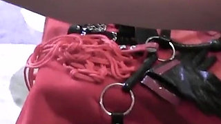 Mistress Controlled Strapon Lesbian Fuck of 2 Slaves