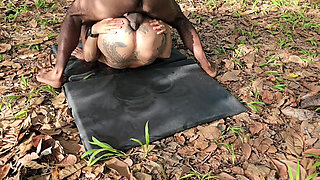 A Buddy Grabbed Me in the Woods and Rammed His Cock Hard Into Me, Cumming Deep Inside My Ass