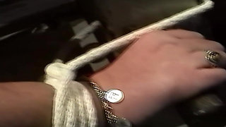 Busty Mature MILF Gets Her Tits Toyed and Covered