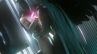 3D Tiff Got 3 Cocks and Creampies in the Bathroom