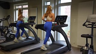 Gym Cutie Kiraxxcherry Gets Facial Cumshot After Hardcore Blowjob & Doggystyle Fucking