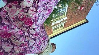 Blonde amateur MILF sucks and jerks for facial