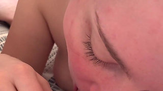 Amateur Wife Loves Edging in College Dorm