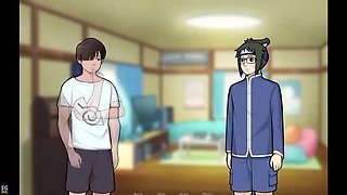 Konoha MILF Gives Best Friend's Son a Sloppy Blowjob - Hentai Anime
