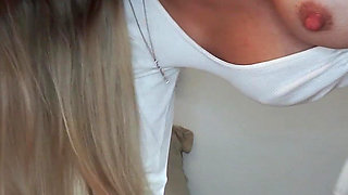 German Slim Fit Blonde Glasses Girl Vivi Vallentine Need Cum Inside Pussy Before Go to Work