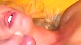 Blonde Babe Stretched Wide by Throbbing Cocks in Group Frenzy