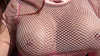 Italian Big Tits MILF Artemisia Love Showing Her Horny Big Tits Outdoor and Making Them Bounce