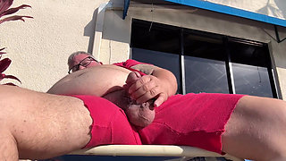 Rich Fat Man Big Balls Wide Penis Big Belly Huge Orgasm