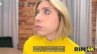 Rim4k. two beautiful russian sluts and a fortunate fellow are having the day of orgasms and anuses