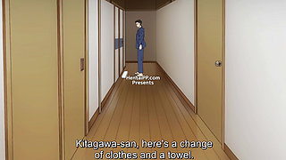 Tile Floor, Her Knees, His Cock - A Perfect Bathroom Triangle.