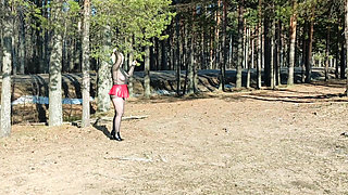 Sexy Micro Skirt - Walking Outdoor