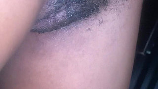 Hot Ebony Teen 18 Plays with BBC Dick Then Sliding Into Wet Pussy POV