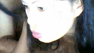 Dimples, a Filipina MILF, Performs on Webcam