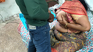 Mathvan, Who Lives in the Same House, Saw the House Owner's Wife Wearing Panties and Wants to Taste Her.