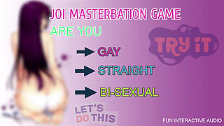 JOI Masterbation Game Are You Straight Gay or Bi