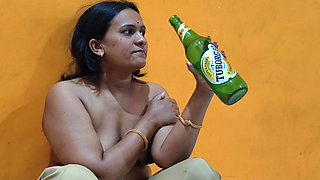 Desi Indian Marathi Kavita and Tatya enjoying fuck from bedroom to jungle outdoor