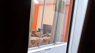 Secretary Brunette Latina Fucks Boss - Spy Cam Cheating Wife Moaning Hard