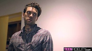 Elsa Jean Caught Fingering in Public Housesitting by Small Hands