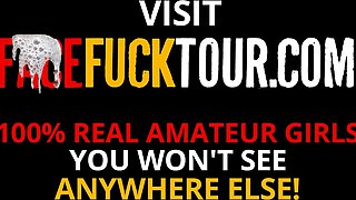 Sexy Natural Latina Deep Throats Monster Cock In Amateur Blowjob Session