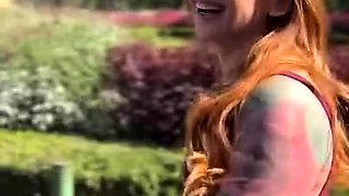 Redhead Tattooed Milf Get Creampied By Young Stud In