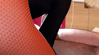 Elena Clark Orange Pantyhose Fuck