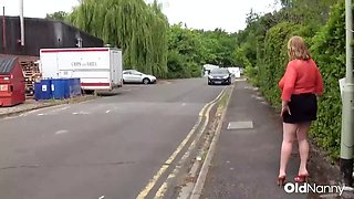 Busty Mature Trisha Handles Two Eager Studs