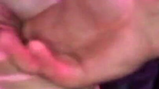 Skinny Brunette Stretched Wide in Intense Group Fisting Session
