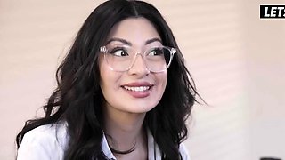 Hot Coworkers Make Boss Orgasm . Charlotte Sins