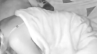 Puchis - Mexican MILF with Small Tits Catches Her Neighbor Masturbating and Asks Him to Put His Cock in Her