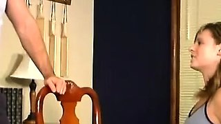 Bald guy and teen in old on young action