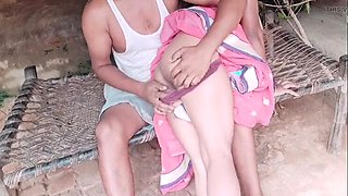 Desi Aunt Trilokinath Hot Outdoor Fuck with Stepson