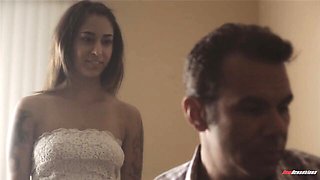 Steven St Croix and Penelope Stone's step-daughter video by FAMILYxxx