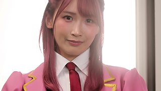 Japanese Teen In Uniform Banged Sideways