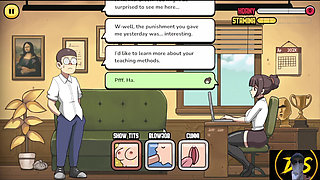 Hot Teacher Fucks Students in Detention! Problematic Subjects-gameplay!