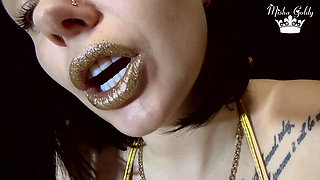 Pov French golden kissings  JOI