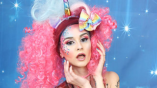 368 Adele Unicorn Colorful Latex Clothes