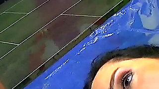 Devot Delia gangbang & pissing session