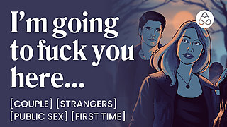 ASMR Audio Porn: Mysterious Stranger Fucks You in a Cemetery - Public Sex & Finger Play - Erotic Audio Roleplay for Women
