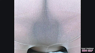 Pantyhose Pervert - Mature MILF Shows off in Nylons Just for You! (tights Feet Big Ass Tits Nipples Amateur Wife)