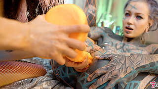 Extreme Anal Fisting Session Girl Takes Full Hand Monster Toy Straight to Gaping Hole