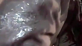 Brown Downjacket Tease, Long Nails, Deep Sloppy Throat and Cum on My Sleeve