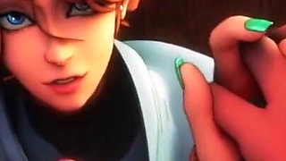 Sypha Belnades Gives You a Handjob While Holding Your Hand