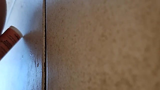 White MILF Piss on Her Feet and Anal and Vaginal Insertion