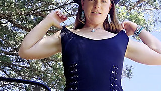 Dominating Goddess Rides Your Face Squjrting on You While Fucking Her Ass
