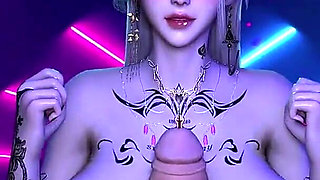 Temptress in Fire: Goddess of Virtual Seduction - 3D Animation Hentai